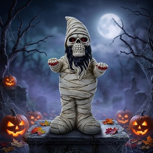 Décorations d'Halloween personnalisées ornements d'extérieur petites statues terrifiantes Figurines de zombies cadeau en résine figurine d'anime - Product Image 1