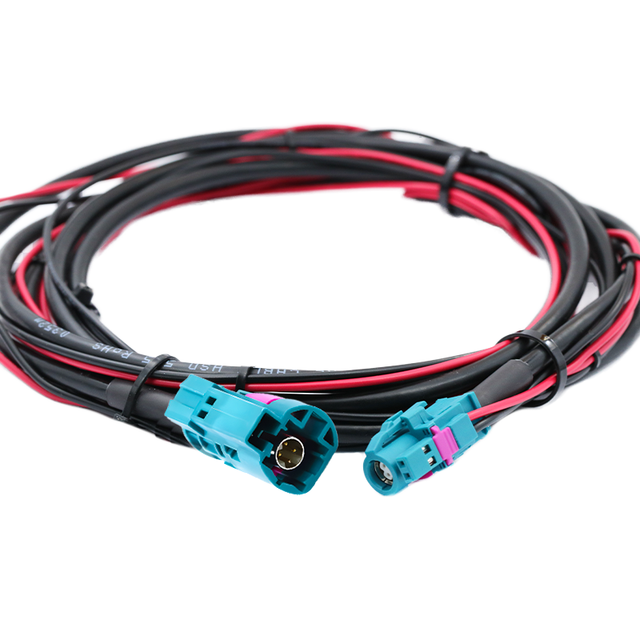 HSD Female to Female 6P with Power Supply Universal Video Header Cable for Automotive High-speed Transmission Adapter