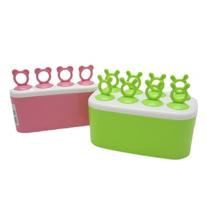 Molde de Plástico para Helados con 8 Compartimentos, Estilo Caricatura, para Hacer Helados Caseros, Apto para Congelador, Multicompartimentos - Product Image 5
