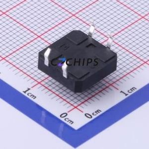 TS-1003-BR06516 Tactile Switch Through hole-4P,12x12mm Switch Single Pole Single Throw Round Button 1.6N Through Hole - Product Image 2