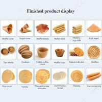 Machine automatique de fabrication de rouleaux de gaufrettes de communion, de cônes en sucre roulés et de stroopwafels pour la production de barquillos