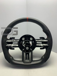 Volante in Alcantara per <span class=keywords><strong>Mercedes</strong></span> Benz <span class=keywords><strong>Serie</strong></span> C257 C218 C219 C, <span class=keywords><strong>Serie</strong></span> A, <span class=keywords><strong>Serie</strong></span> E, W205 W204 W213 W212, Accessori Interni - Product Image 2