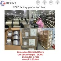 KEXINT Approvisionnement d'usine G657A1 G657A2 G652D SM MM Coloration Couleur nue Fibre optique en verre