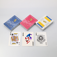 Jeu de cartes à jouer personnalisées sur mesure, 8 jeux, dos rouge, finition brillante, emballage en boîte en papier, pour usage ludique