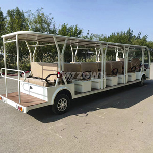Electric Sightseeing Bus & Golf Carts for City Tourist Shuttle Cart for <b>Amusement</b> Park Factory-Direct Sales - Product Image 1