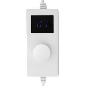 Collecteur de poussière pour ongles 55W 4300 tr/min 10 vitesses réglables avec lumière LED et filtre à cartouche pour salon de manucure, usage domestique et polissage des ongles - Product Image 5