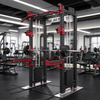 REYK Alat Latihan Kabel Adjustable Cross Trainer Desain Pulley Tetap Dengan High Pull Low Row untuk Kebugaran