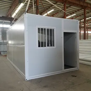Customized puerto rico 2 bedroom container folding prefabricated house