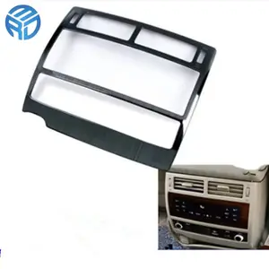 MRD Toyota Land Cruiser LC200 2008-2021 için Fit gümüş ve siyah iç havalandırma kapağı arka koltuk hava firar ayar kapağı