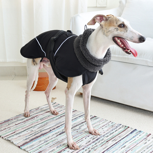 Abbigliamento di Lusso Classico ed Ecologico per Cani, Giacca Antivento Calda e Confortevole con Esterno in Poliestere e Interno in Pile - Product Image 4
