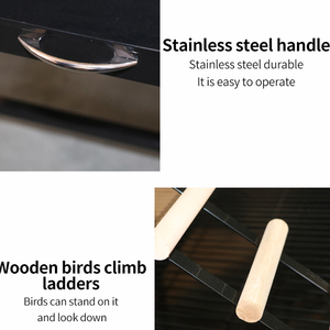 Cage pour animaux de compagnie, nouveau design de haute qualité, facile à nettoyer, cage à oiseaux intérieure et extérieure, support de perroquet confortable, vente en gros - Product Image 5