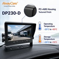 Moniteur de recul Alwaycare 7 pouces TFT LCD avec caméra, affichage automatique de la marche arrière pour camion, bus, fourgonnette, camping-car, résistant aux chocs