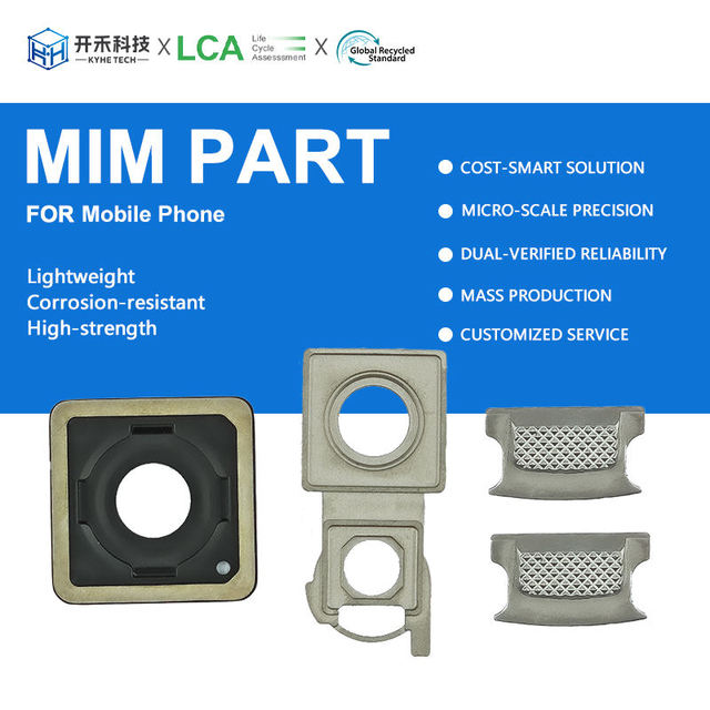 Rear Camera Decorative Bracket for Mobile Phones Precision Durable Parts CNC Machined Titanium Alloy Drilling Customized Color
