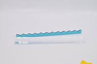 Règle de Mahjong américaine, règle de Mahjong transparente à texture cristalline, bâton de poussée en plastique durable