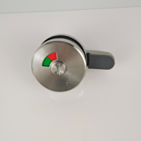 Serrure de porte d'indicateur de toilettes de nouvelle conception 2021, serrure de cabine de toilettes
