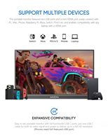Extensor de pantalla portátil para ordenador portátil, monitor portátil para ordenador portátil, 1080P, 144Hz, 72%, 100%, 16,1, NTSC, sRBG