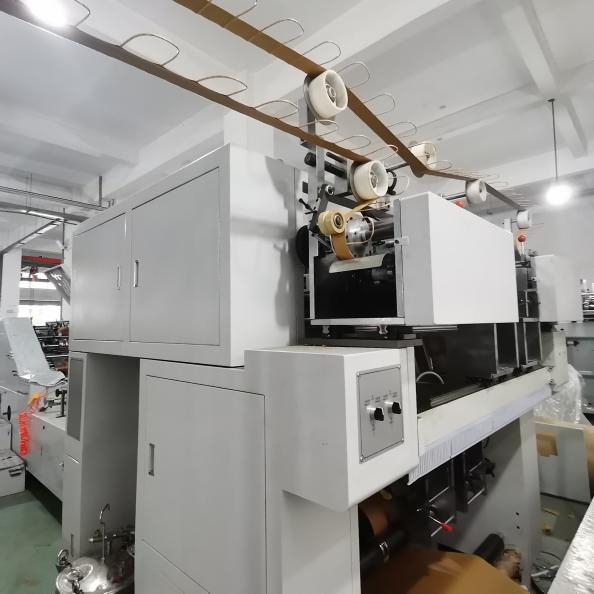 PRY-350T / 450T Fully Automatic Square Bottom Paper Bag Making Machine With Handle