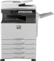 MFP A3 Mono remis à neuf avec une vitesse de 56ppm et une manipulation de papier de 300 g/m² Bac à papier de 1000mm 4 plateaux Statut général utilisé