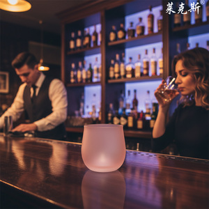 Offre Spéciale – <span class=keywords><strong>Verre</strong></span> à whisky rose givré Angela sans plomb, style Old Fashioned, pour dégustation, en cristal diamanté, idéal pour bar - Product Image 4