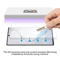 Protector de Pantalla de Vidrio Nano TPU Flexible Curvo 3D con Máquina de Luz UV para Máquina Plotter de Hidrogel Inteligente