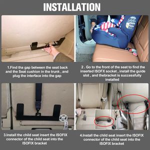 Soporte de Interfaz para Asiento Infantil con Conexión Metálica, <span class=keywords><strong>Sistema</strong></span> <span class=keywords><strong>ISOFIX</strong></span> Universal, Gran Venta - Product Image 5