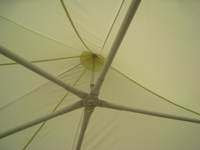 Carpa de Lujo para Bodas con Doble Techo Alto, Elegante Carpa Pagoda para Eventos con Ventanas Tipo Catedral, Toldo para Fiestas Color Marfil, Precio de Fábrica