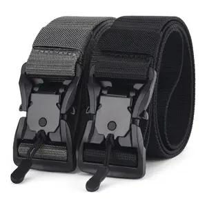 Ceinture tactique homme réglable avec boucle en alliage