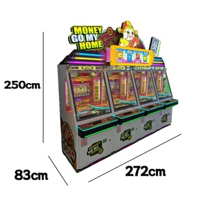 เครื่องเล่นเกม Go My HomePusher Arcade Machine ขอแสดงความยินดีกับการสร้างรายได้มากมายด้วยอุปกรณ์ความบันเทิงแบบอินเทอร์แอคทีฟหลายหน่วยที่มีธีมเกี่ยวกับการสร้างโชคลาภ - Product Image 3