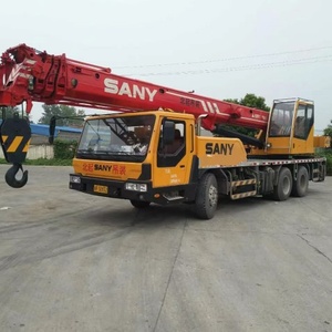 Grue hydraulique sur camion SANY, grue mobile de 25 tonnes, hauteur de levage 41 m, équipement de grue d'occasion - Product Image 1