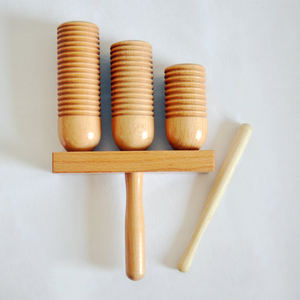 En gros Orff Petites Percussions Série Orff Instrument Instrument De Musique En Bois <span class=keywords><strong>Agogo</strong></span> - Product Image 1