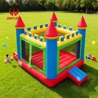 Structure gonflable commerciale à prix abordable avec toboggan aquatique et château rebondissant pour enfants