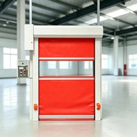 Ветрозащитные высокоскоростные рулонные ворота из ПВХ для промышленных предприятий пищевой промышленности