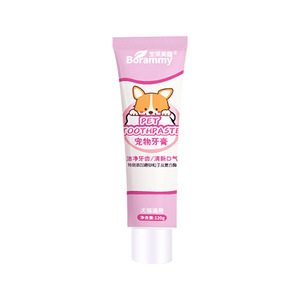 Dentifrice Borammy pour animaux de compagnie 120g, haleine fraîche, dents blanches pour chiens et chats - Product Image 1
