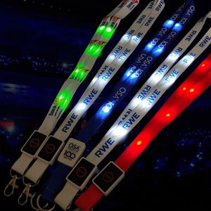 Sangle en nylon de lanière lumineuse à LED en polyester de haute qualité pour la promotion de la publicité d'entreprise - Product Image 3