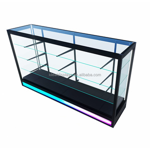 Cao cấp RGB ánh sáng có thể khóa Tempered Glass Showcase màu có thể thay đổi hiển thị trường cho khói cửa hàng & cửa hàng bán lẻ - Product Image 2
