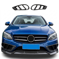 Kit Body Lebar Model Terbaru dengan Bingkai Serat Karbon, Ventilasi Udara, dan Dekorasi Wind Knife untuk Mercedes Benz C Class W205 C200