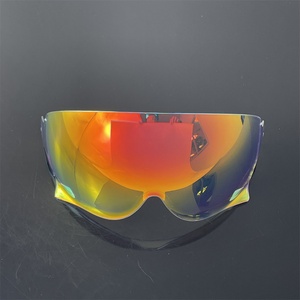 Visera para <span class=keywords><strong>Casco</strong></span> de Motocicleta <span class=keywords><strong>Shoei</strong></span> JO, JO+, EX-Zero, CJ-3, Lente de Repuesto con Protección Solar Electrochapada, Accesorios para <span class=keywords><strong>Casco</strong></span> - Product Image 2