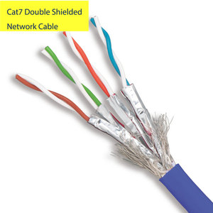 Nhà Máy Bán buôn giá shielded Twisted Pair CAT7 cat <span class=keywords><strong>7</strong></span> <span class=keywords><strong>FTP</strong></span> SFTP Ethernet LAN Mạng Cáp Ethernet 305m mỗi cuộn - Product Image 3