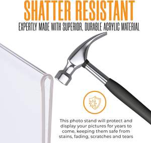 4x6 5x7 8x10 pouces usine personnalisé acrylique signe titulaire A4 acrylique <span class=keywords><strong>Psoter</strong></span> présentoir - Product Image 3