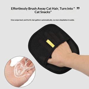 Gant électrostatique pour enlever les poils d'animaux, brosse double sens, peigne anti-poils collants, grattoir - Product Image 3