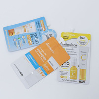 Usine OEM Cosmétique Bec Sac 30ml 50ml 100ml Pochette De Soins De La Peau pour Lotion Gel Crème Solaire Emballage Sachet En Plastique