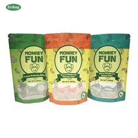 Emballage alimentaire personnalisé emballage étanche copeaux de plastique sacs en aluminium pochette debout Doypack fermeture éclair avec fenêtre