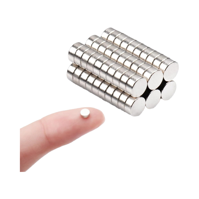 Fun White 5x5x5mm Small Ball NdFeB Permanent Magnets Industrial Grade Cute Fridge & Whiteboard Block Crafts with Cutting Service