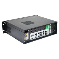 Ordinateur embarqué industriel HVAEIPC 6 ports Gigabit POE DDR4 RJ45 |   Intel Core I7 4 Go de RAM 256 Go de SSD Linux BT Stock