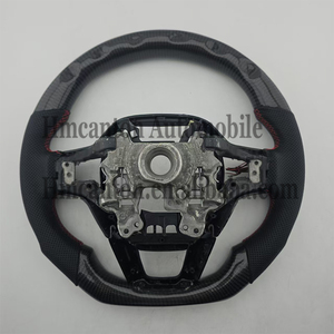 Volant de voiture en cuir perforé en fibre de carbone LED Hycent Sports de haute qualité pour Civic 11e génération (2021-2024) 50MM Grip - Product Image 2