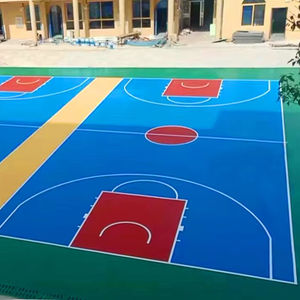 INOLP Durable Silicon PU Sports Flooring Elasticity Outdoor Court Hecho en China para baloncesto - Product Image 2