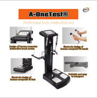 Báscula de Composición Corporal Profesional con 8 Electrodos Táctiles, Monitor de Grasa, Agua y BMI con 26 Valores, Escáner Corporal 3D