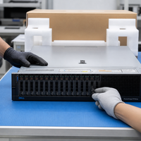 Serveur en rack R750XS 2U, 2x Gold 6330 56 cœurs, 32 Go, SSD 512 Go, 2x 2 To, serveur d'entreprise H355