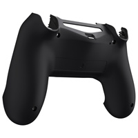 Coque inférieure de remplacement noire EXtremeRate version Type-C compatible avec les manettes PS4 modèles JDM-040/050/055