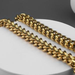 Cadena de Acero Inoxidable al por Mayor, Estilo Punk, Moderna, para Hombre, Fabricación de Joyería, Grabado de Logotipo - Product Image 5